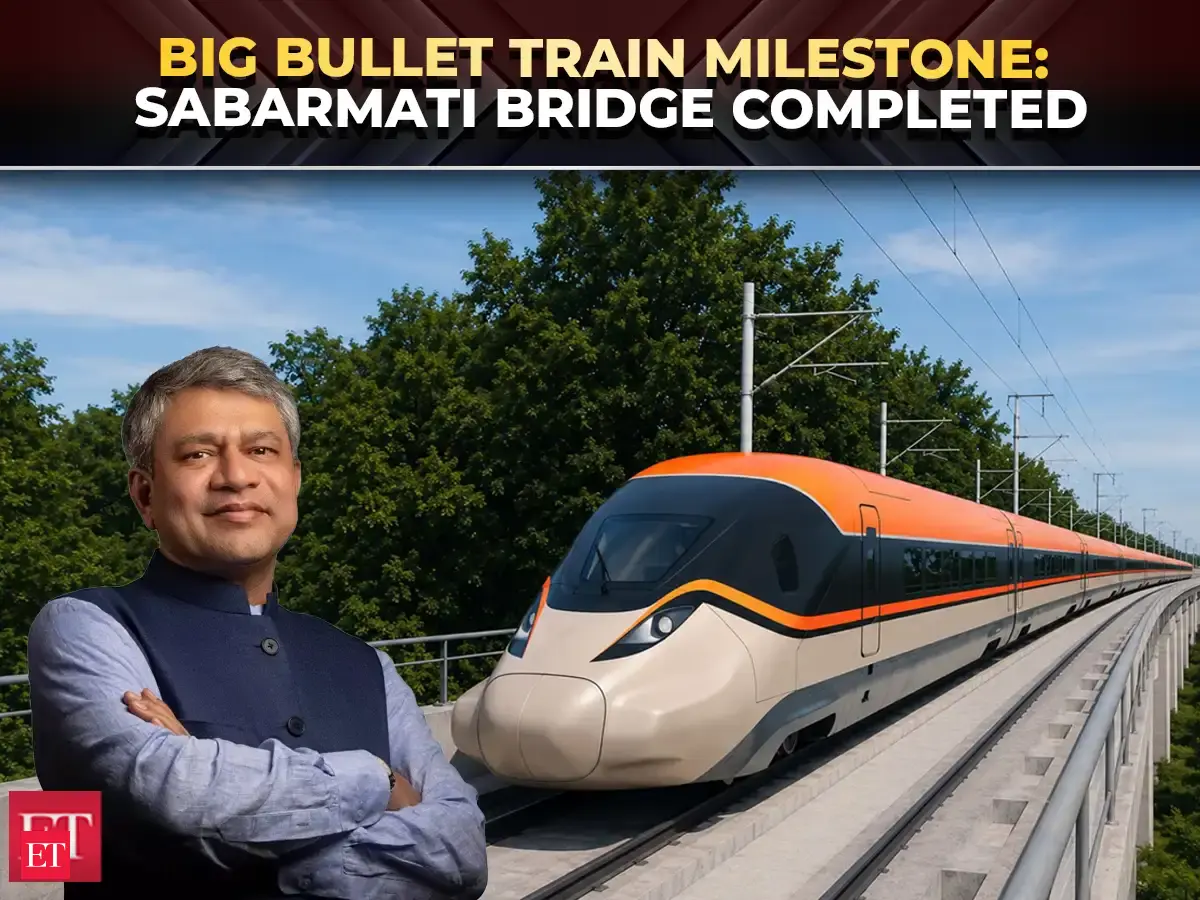 India Completes 480-Metre Sabarmati Bridge for Mumbai-Ahmedabad High-Speed Rail