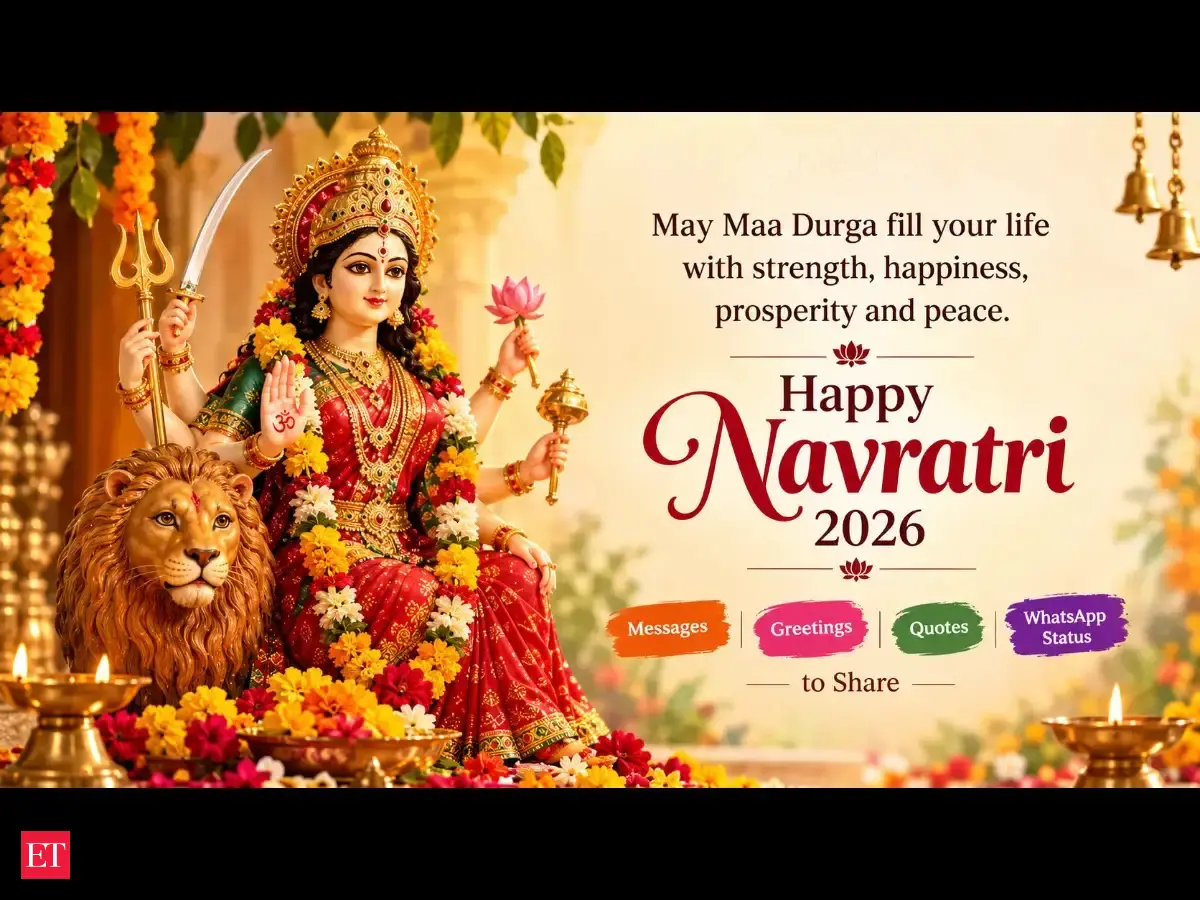 Happy Navratri 2026 Wishes: 100+ Messages, Greetings, Quotes and ...