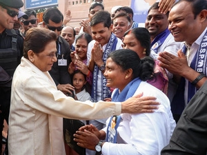 Govt should move beyond rhetoric, claims to improve education, healthcare: Mayawati
