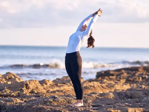 Tadasana (Mountain Pose) for gentle movement and posture