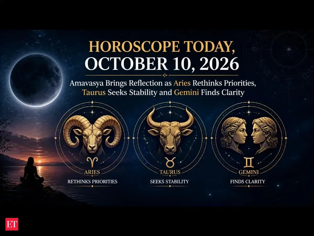 Horoscope Today, October 10, 2026: Amavasya Brings Reflection as Aries Rethinks Priorities, Taurus Seeks S