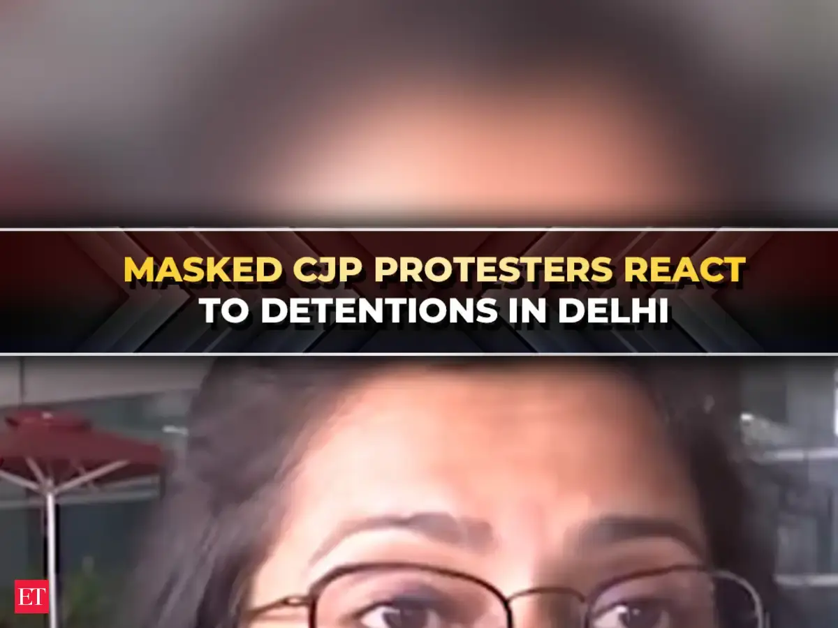 Masked CJP Protesters react to restrictions, detentions ahead of Jantar ...