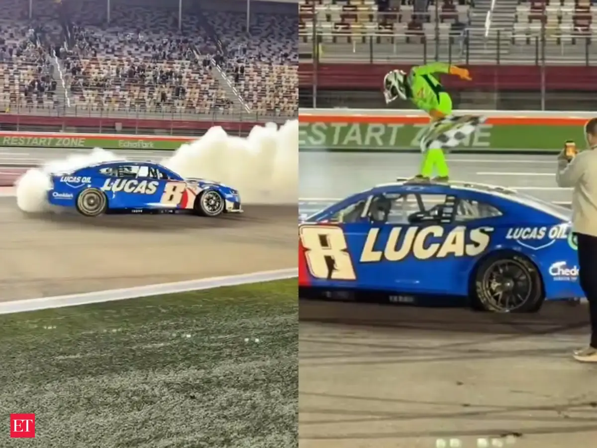 WATCH: Kyle Busch’s 11-year-old son Brexton performs 'Rowdy' burnout in ...