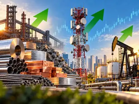 Metals and telecom add momentum