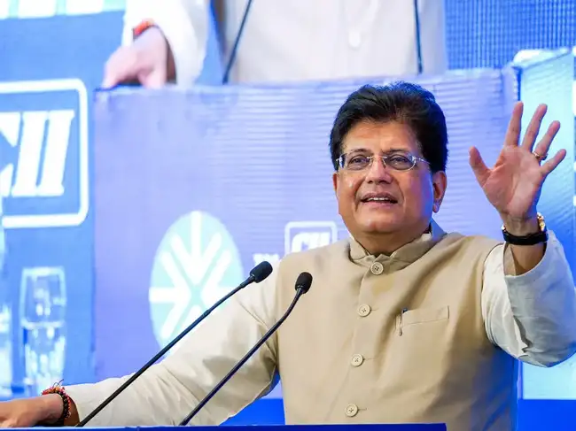 New Delhi, Oct 08(ANI): Union Minister of Commerce & Industry Piyush Goyal speak...