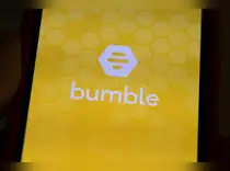 The Bumble Inc. (BMBL) app is shown on an Apple iPhone in this photo illustration