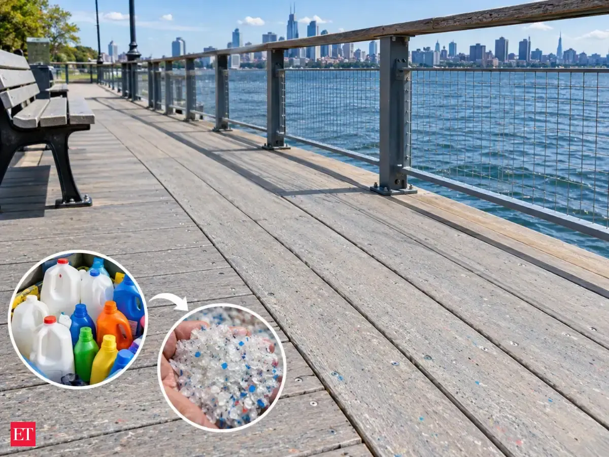In 1995, New York turned discarded milk jugs and detergent bottles into a pier deck; 2 years later, the recycled plastic had held its key engineering properties