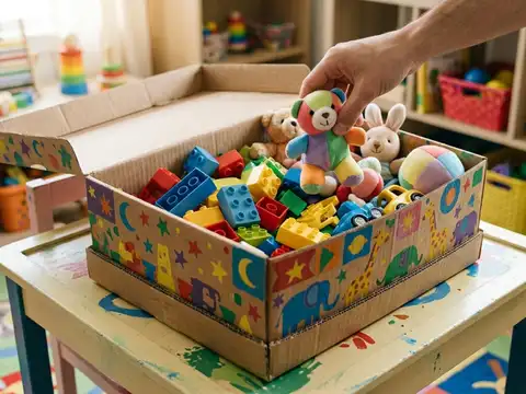 Make a toy storage box