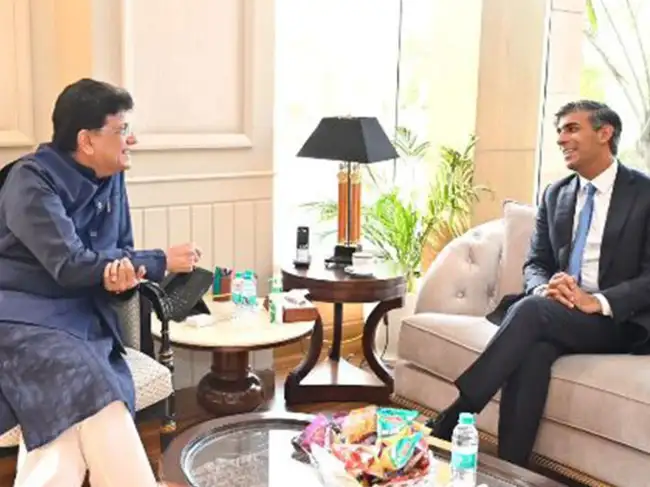 Piyush Goyal discusses trade ties with Czech Deputy PM Karel Havlíček, former UK PM Rishi Sunak