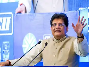 New Delhi, Oct 08(ANI): Union Minister of Commerce & Industry Piyush Goyal speak...