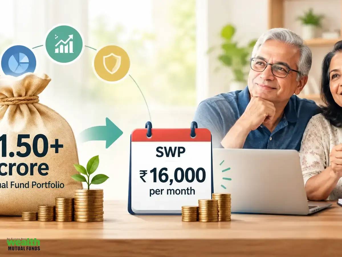 Have over Rs 1.50 crore in mutual funds? Expert explains how to plan a Rs 16,000 monthly SWP in retirement