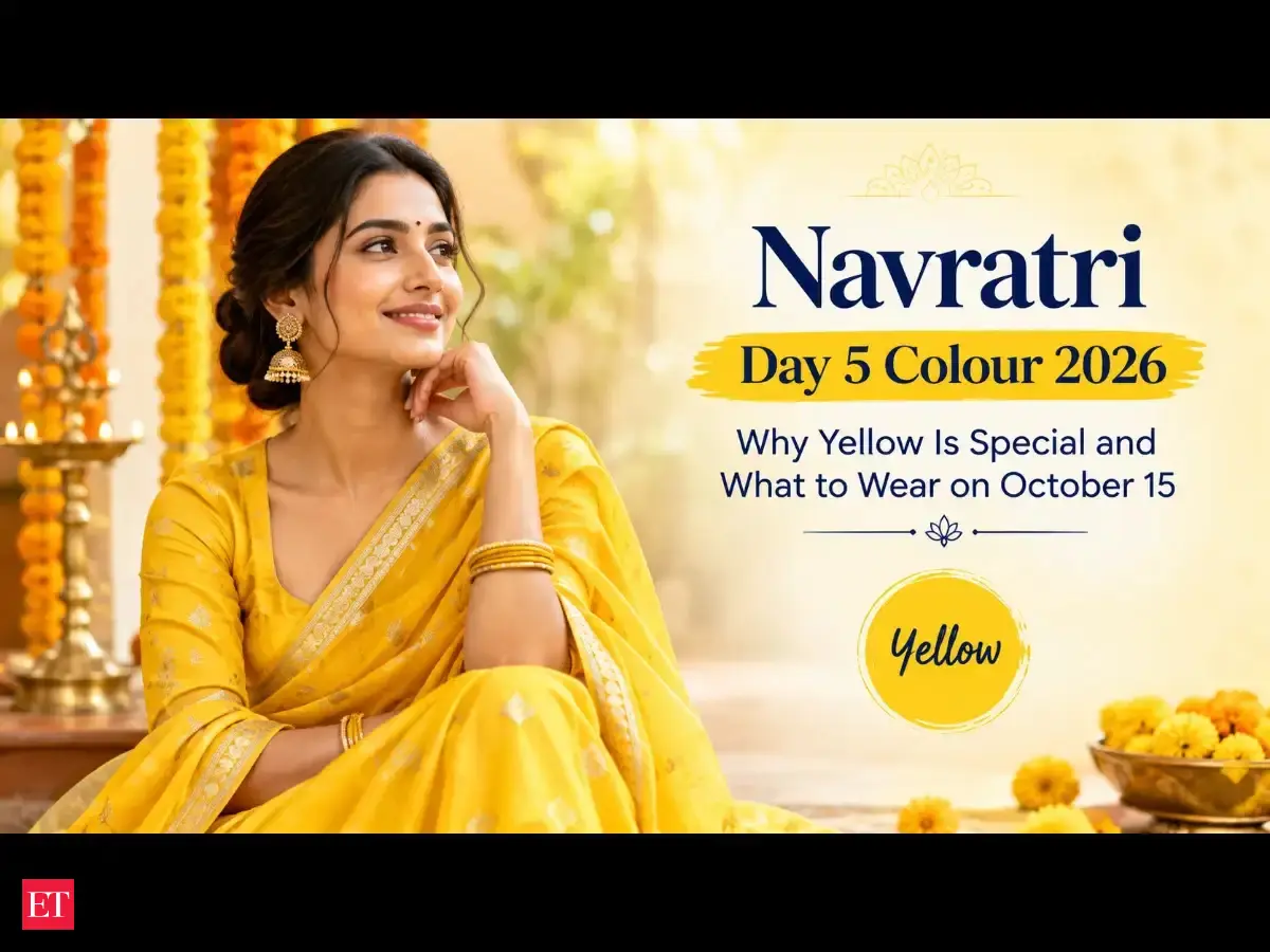 Navratri Day 5 Colour 2026: Why Yellow Is Special and What to Wear on October 15
