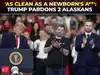 'This means the world to us!': Trump delivers dramatic onstage pardon to two Alaska truckers