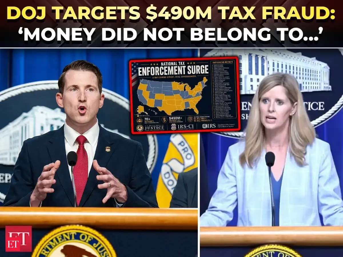 DOJ announces tax fraud crackdown with 76 defendants and $490 million in losses