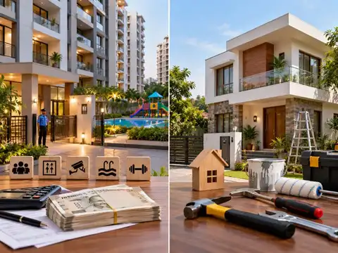Maintenance costs: Which home is easier on your pocket?