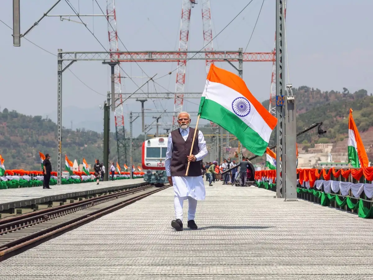 Photo: The Economic Times PM Modi Inaugurates Development Projects Worth Rs 3,350 Crore in Ladakh