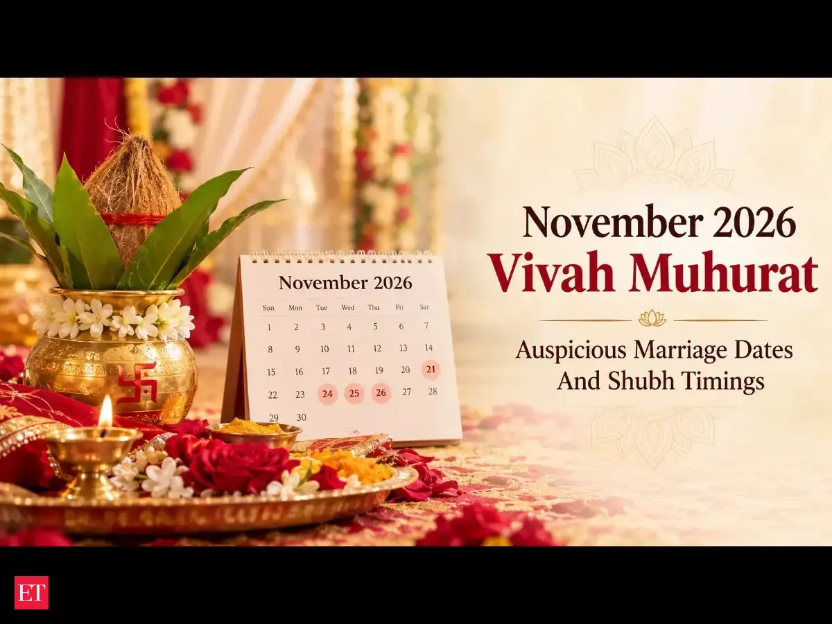 November 2026 Vivah Muhurat: Auspicious Marriage Dates And Shubh Timings