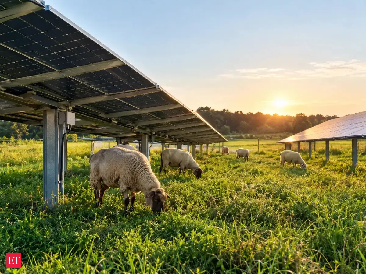 A farmer saved his business by grazing sheep under solar panels—a 'brilliant' solution to his land crisis.