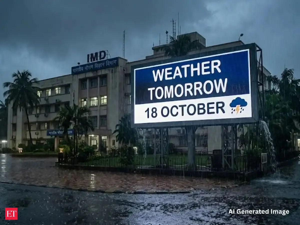 Weather tomorrow October 18: IMD forecasts heavy rain, thunderstorms across southern states; check latest state-wise updates