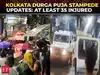 Kolkata Durga Puja pandal stampede: At least 35 taken to hospital after Chorbagan pandal incident