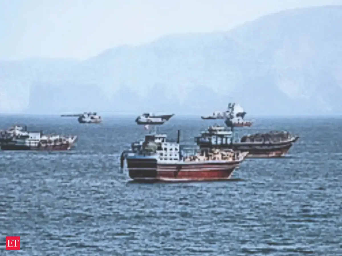Oil tanker on fire after hitting mine in Hormuz: Iran's Guards