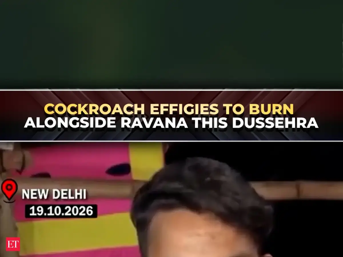 Delhi to burn 30-feet high Cockroach effigies alongside Ravana on ...
