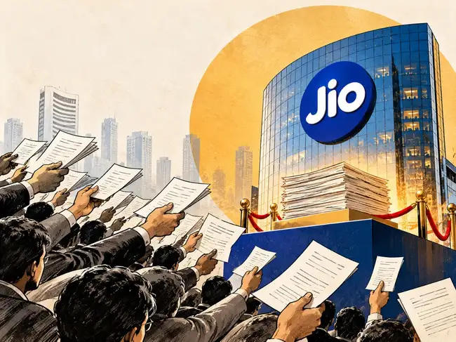 Investors Reach Toward Jio Tower