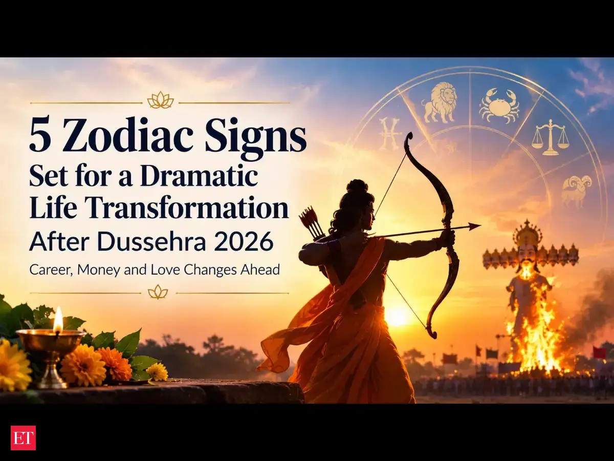 5 Zodiac Signs Set for a Dramatic Life Transformation After Dussehra 2026: Career, Money and Love Changes