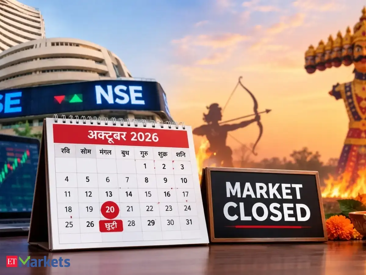 Stock Market Holiday 2026: Is stock market closed today for Dussehra? Check remaining holidays for the year