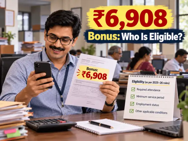 Central government employees' bonus: Who gets Rs 6,908?