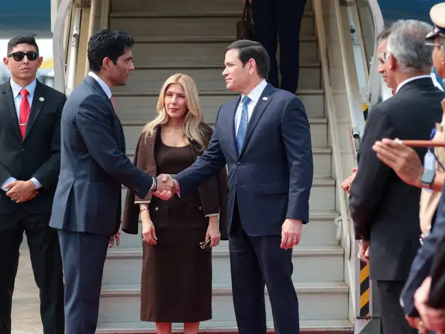 US Secretary of State Rubio visits India