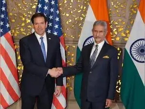 EAM Jaishankar meets US Secretary of State Marco Rubio in Mumbai