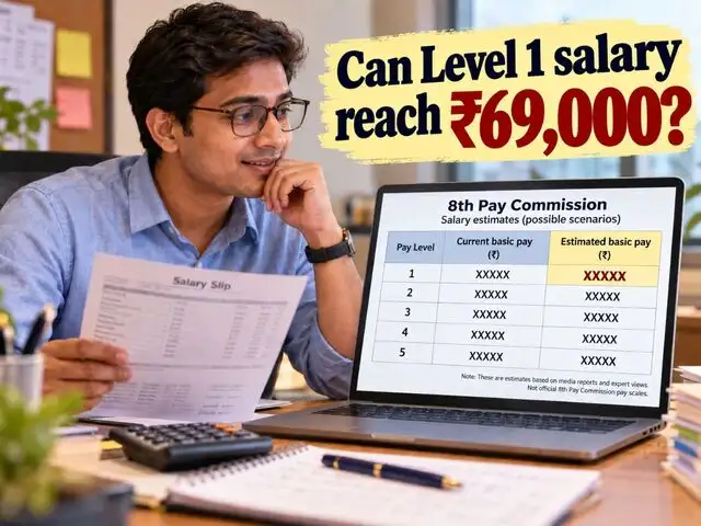 8th Pay Commission: What could Level 1-5 salaries be at different fitment factors?