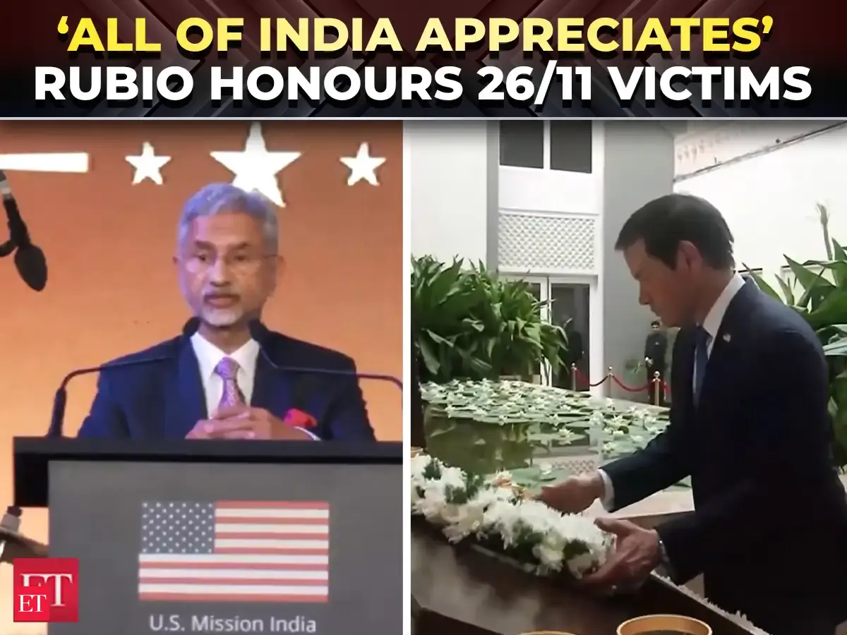 S Jaishankar: Jaishankar thanks Rubio for 26/11 tribute, calls for zero ...
