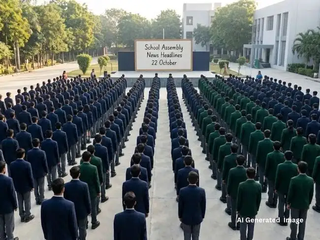 School assembly headlines for October 22: Top India, international ...