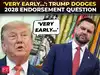 'Who would believe that?' Trump's cryptic answer on 2028 endorsement, with Vance standing beside him