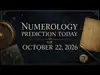 Numerology Prediction Today for October 22, 2026: A Day of Stability, Responsibility and Practical Growth