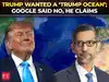 'No, no... I’m not doing it sir': Google CEO Pichai declines Trump’s Atlantic Ocean renaming request