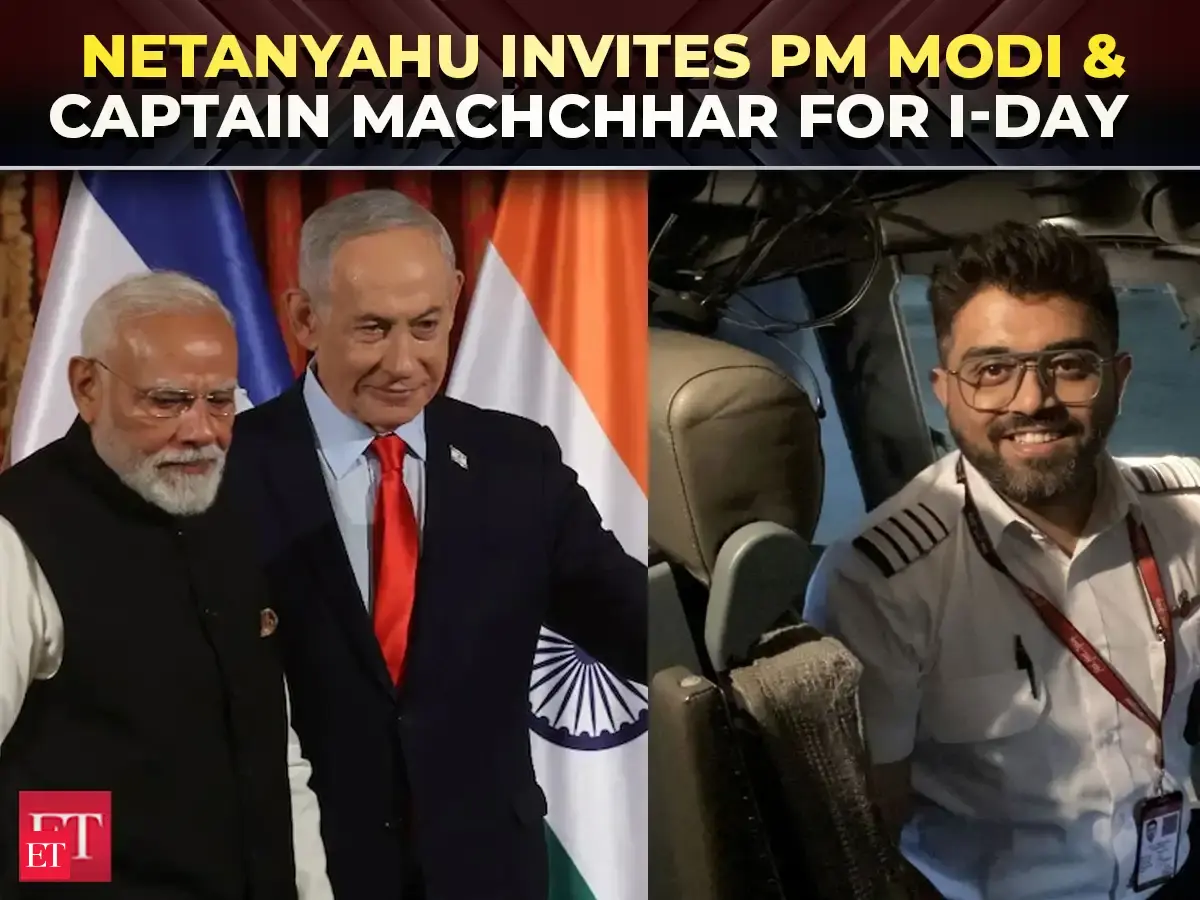 Netanyahu invites PM Modi to light torch together with Indian pilot Smit Machchhar on Israel's I-Day