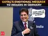 Goyal recalls Ukraine rescue, urges Indians in Germany to keep motherland close to heart
