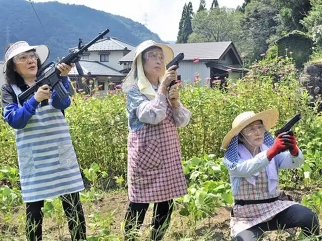 Japan’s ‘Monkey Buster’ grannies armed with guns take on monkeys ...