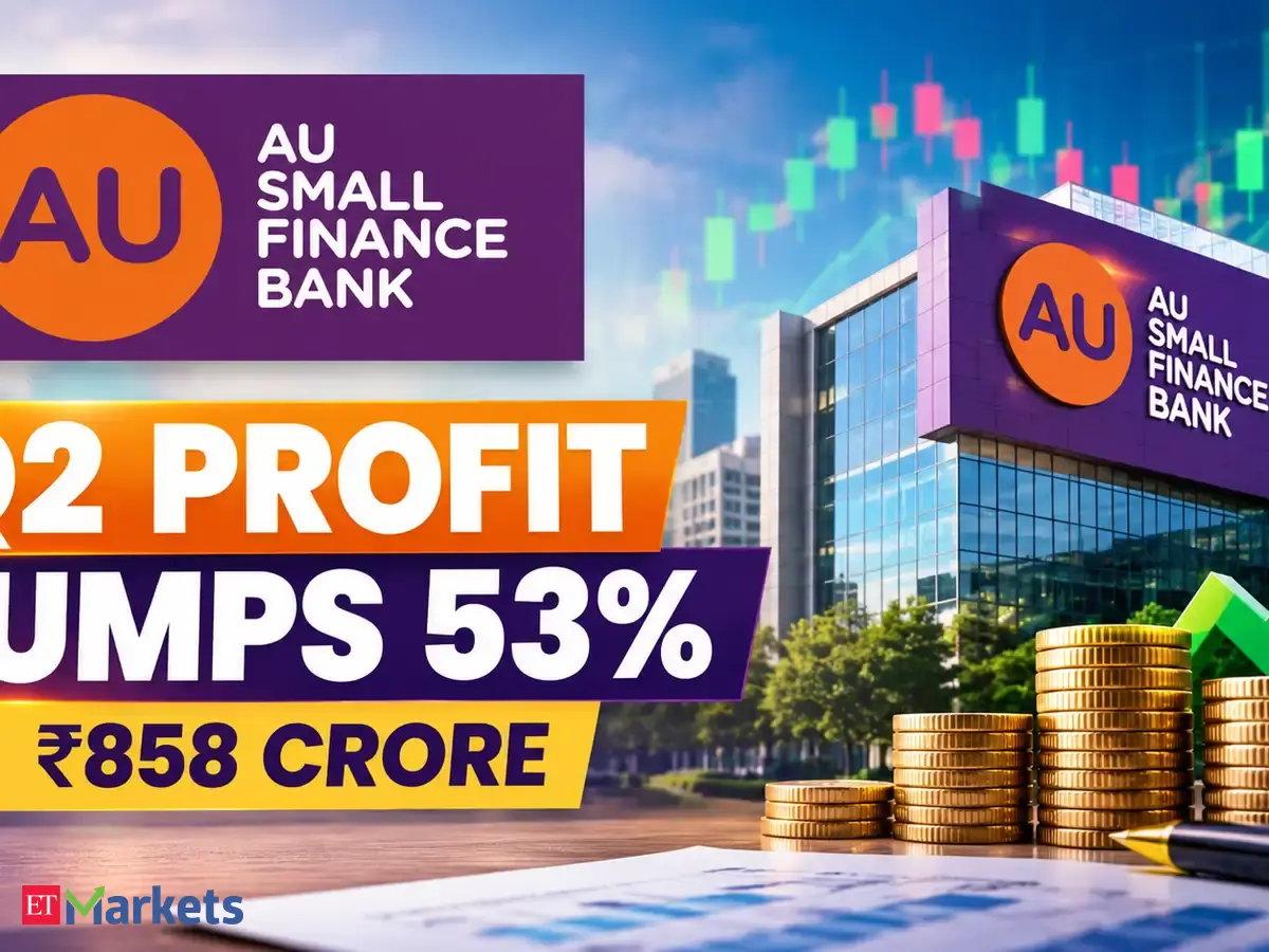 AU Small Finance Bank Reports 53% Q2 FY27 Profit Rise, Deposits Grow 28.6% As Asset Quality Improves