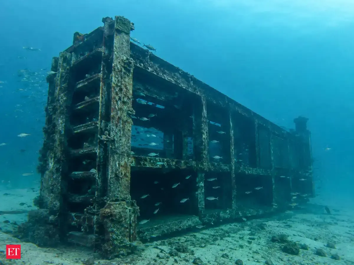 In 2020, New Jersey deployed a 150-foot steel caisson gate in 125 feet of water; the structure extends 30 feet above the seabed and is expected to last more than 75 years