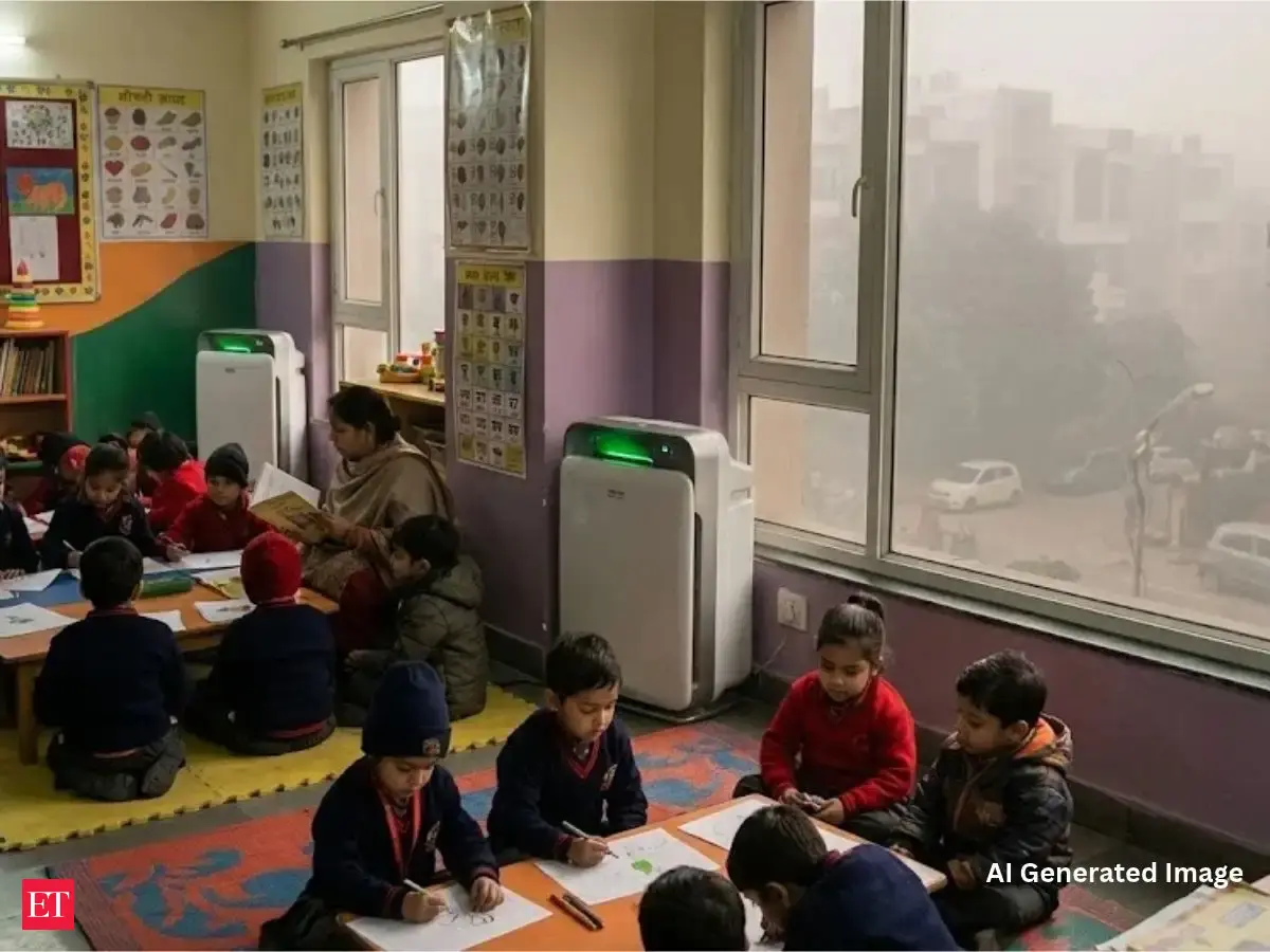 Delhi-NCR parents plan to buy classroom air purifiers for kids as smog season approaches