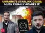 'Ukraine used Starlink in killing...': Musk admits SpaceX cut speeds; Zelenskyy confirms restoration