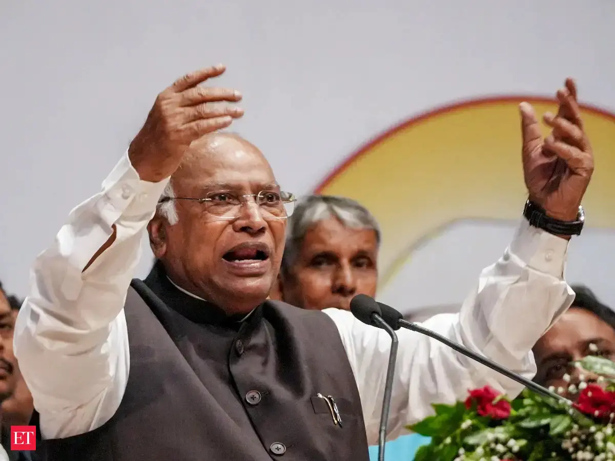 Kharge makes 'baap' remark on Modi; BJP hits back