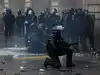 France protests: Police charge students at Sciences Po, knock man down as 1,314 arrested nationwide | Watch