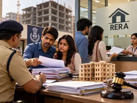 File an FIR and move the state RERA authority