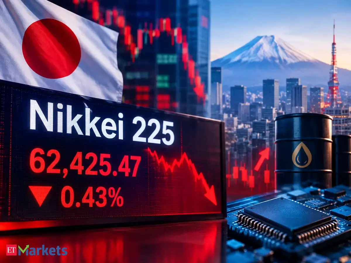 Global Market: Japan's Nikkei falls for third straight session as chip stocks slide