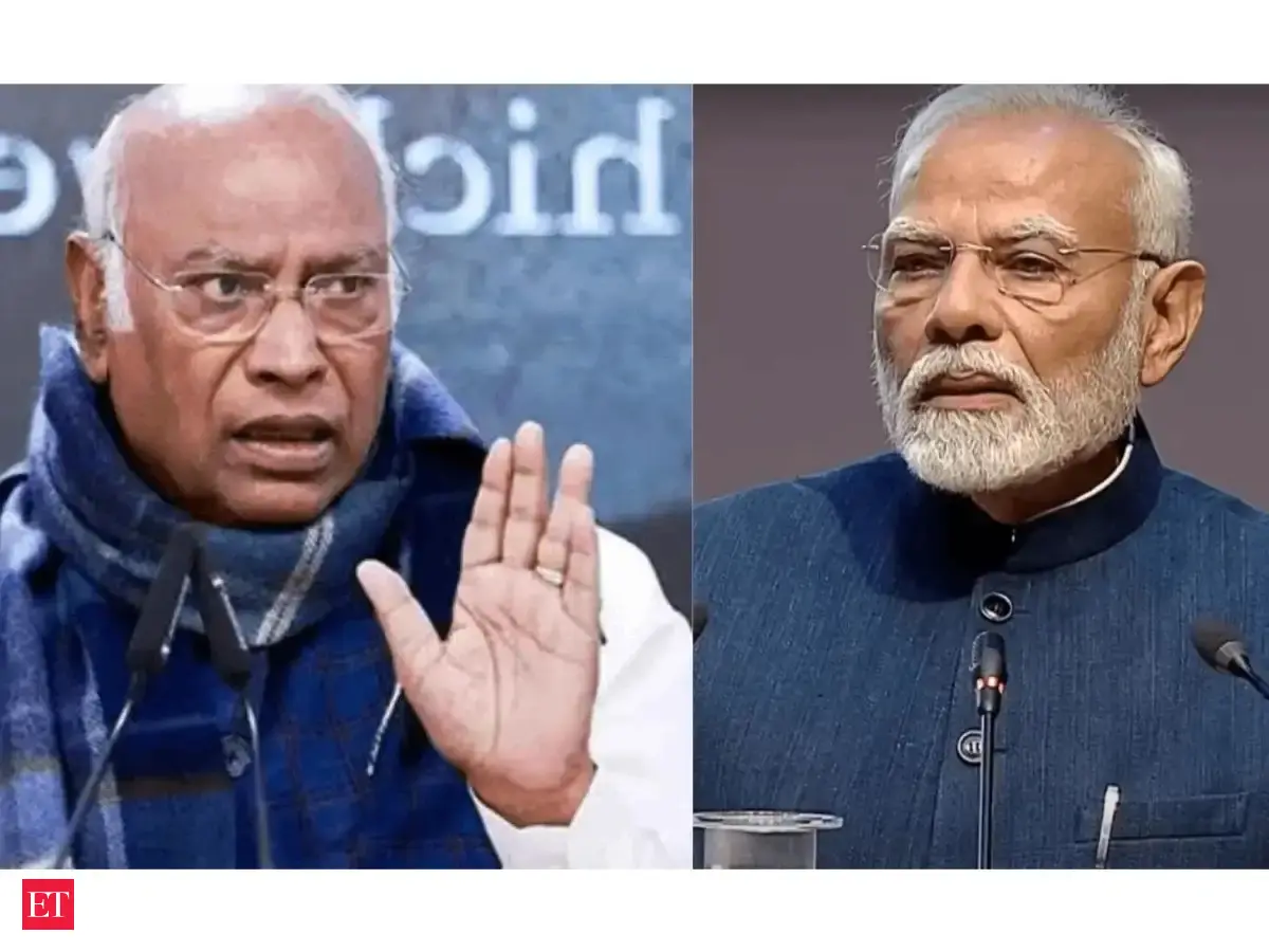 Delhi BJP holds protest near Kharge's residence; demands apology for ...